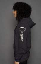 unisex heather zip hoody